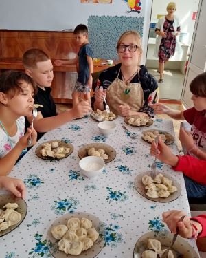 Очередное занятие в клубе «Хозяюшка»